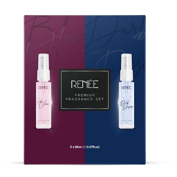 Renee Eau De Parfum Premium Fragrance Set Bloom And Dark Desire 8ml Each 2's - Women Perfumes (Edt/Edp)