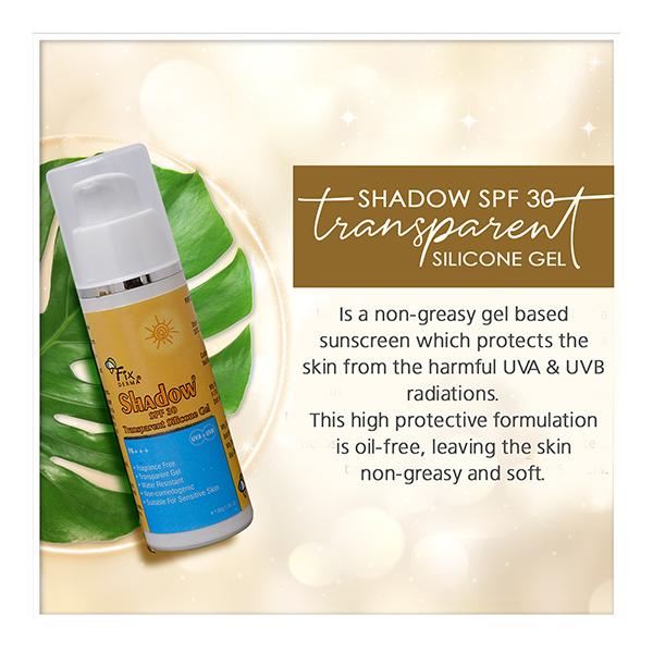 Fixderma Shadow SPF 30 Transparent Silicone Gel 30 gm - Night Cream