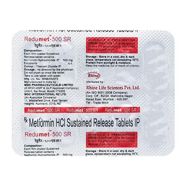 REDUMET SR 500 Tablet 10's