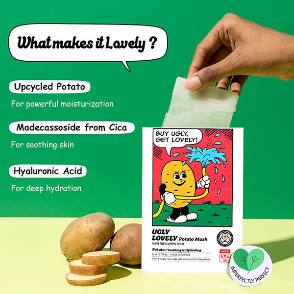 The Face Shop Ugly Lovely Potato Masksheet 23 ml - Sheet Masks