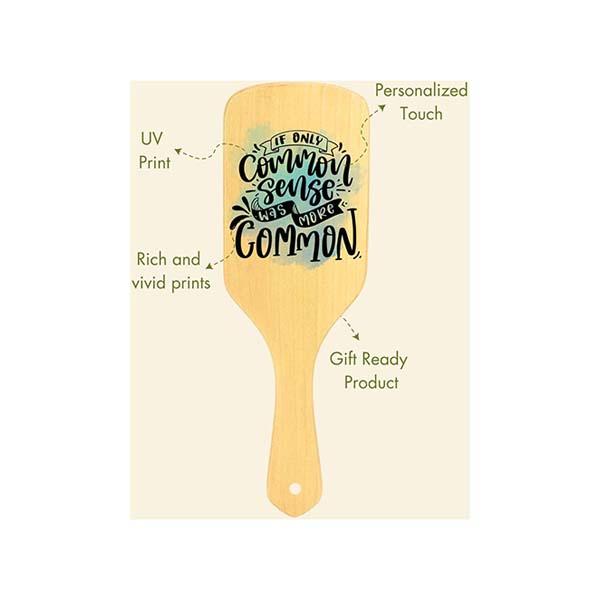 Allure Personalised Paddle Hair Brush Humourous Print 1's - Hair Brushes