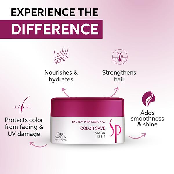 SP Color Save Mask For Coloured Hair 200 ml - Hair Masks & Packs