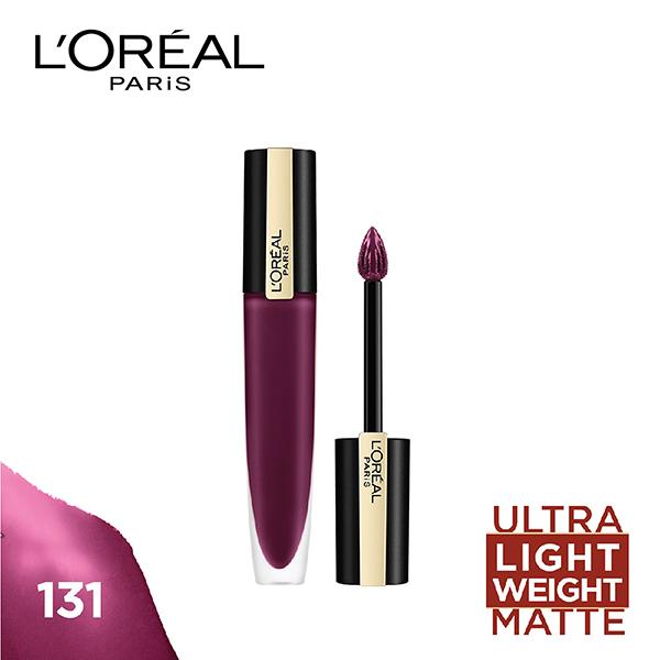 L'Oreal Paris Rouge Signature Matte Liquid Lipstick 131 I Captivate 7 Gm - Lipsticks