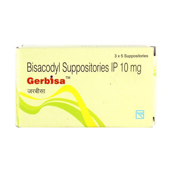 Netmeds | Gerbisa 10mg Suppository 5'S