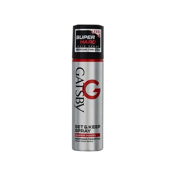 Netmeds | Gatsby Level 4 Super Hard Set & Keep Hair Spray 66 ml