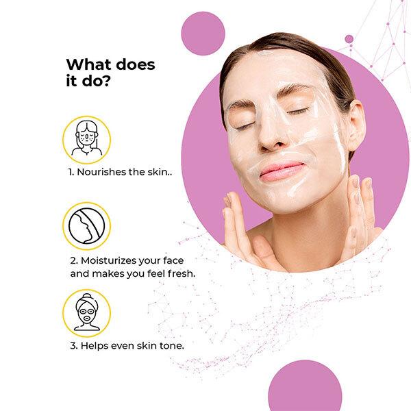 Cosmos by Bewakoof Magic Vitamin Face Sheet With Rose Vitamin E & Bamboo Sheet 25 gm - Sheet Masks