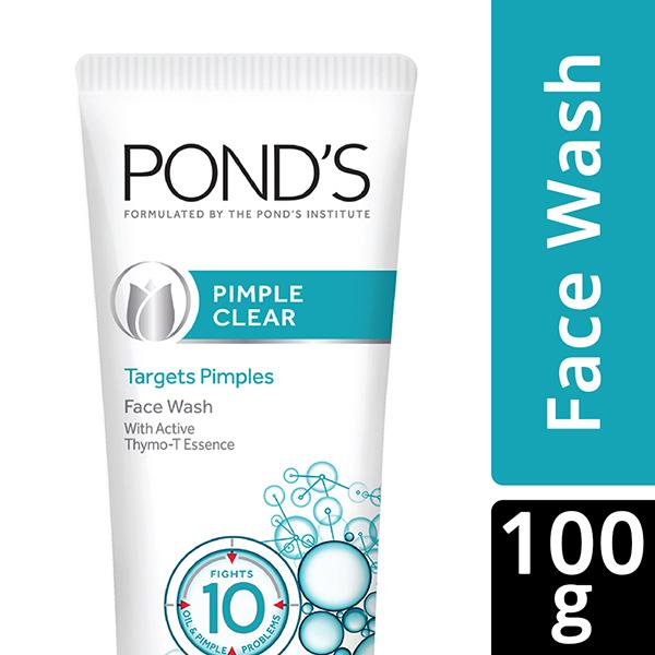 Netmeds | Pond'S Pimple Clear Removal With Active Thymo-T Essence Facewash 100 gm