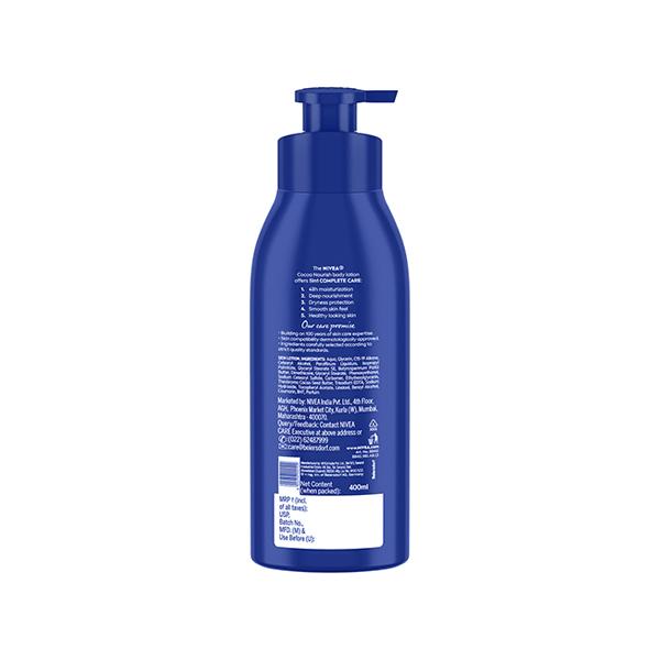 Nivea Cocoa Nourish Oil In LOTION 400 ml - Lotions & Creams