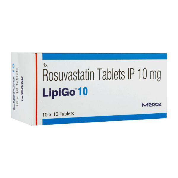 Lipigo 10mg Tablet 10'S - High Cholesterol-Dys