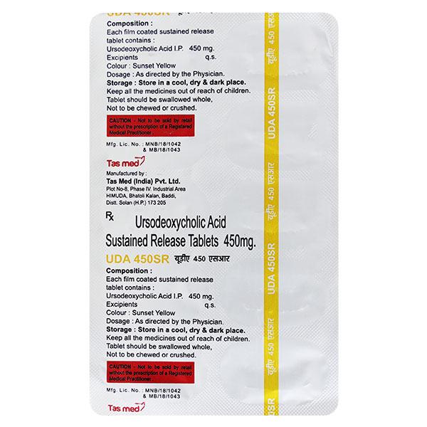UDA SR 450MG TABLET 10'S - Cholelithiasis/Gall Stones
