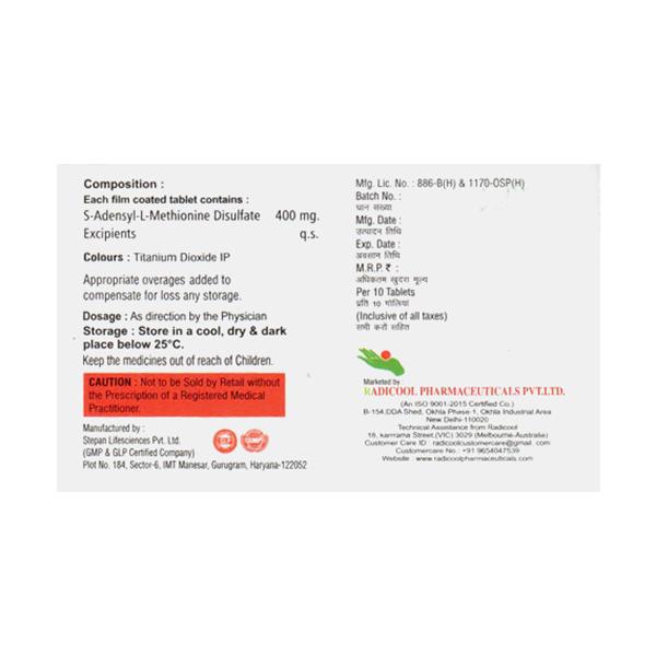 ASMY MAX 400 Tablet 10's - Liver Disease