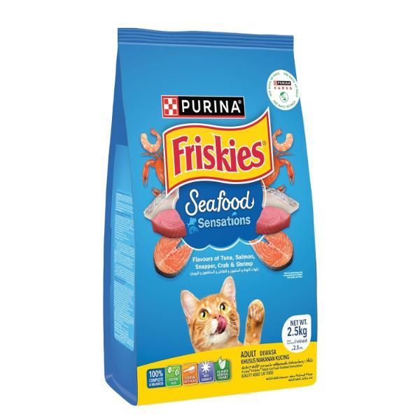 Netmeds | Nestle Purina Friskies Seafood Sensations Cat Food 2.5 kg