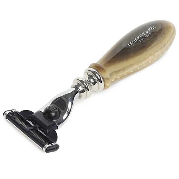 Truefitt and Hill Faux Horn Mach 3 Razor Chrome Regency Essential Grooming Collection For Men 1's - Razors & Cartridges