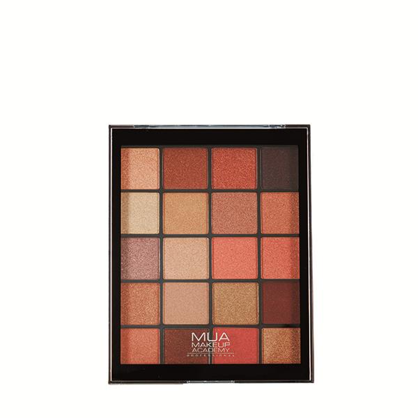 MUA 20 Shade Eyeshadow Palette - Molten Metals 22 gm