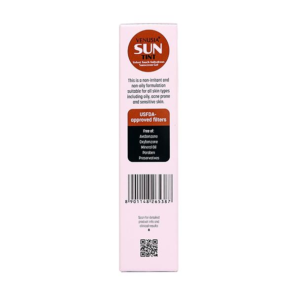 VENUSIA SUN TINT SPF 115+ PA ++++ UVA+UVB+IR Sunscreen Gel 50g - Sun Protectors-Emo
