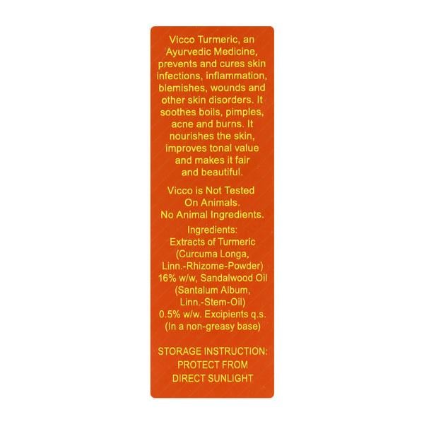 Vicco Turmeric Skin Cream 50 gm - Face Creams