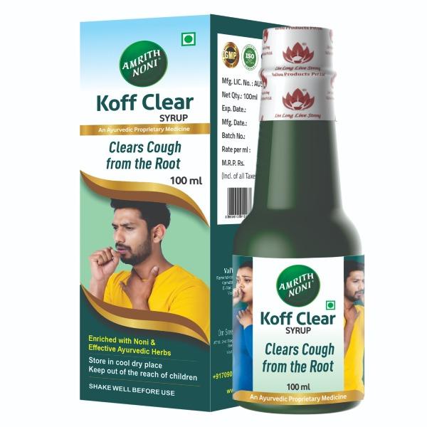 Netmeds | Amrith Noni Koff Clear Syrup 100 ml