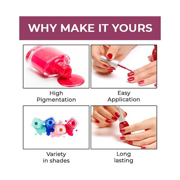 Matt Look Nails Makeup Colour Therapy Nail Polish, Shade No - 02 14 ml - Nail Polish