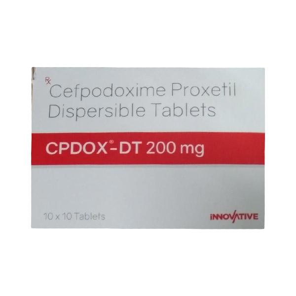 CPDOX DT 200mg Dispersible Tablet 10's - Bacterial Infections-Cep