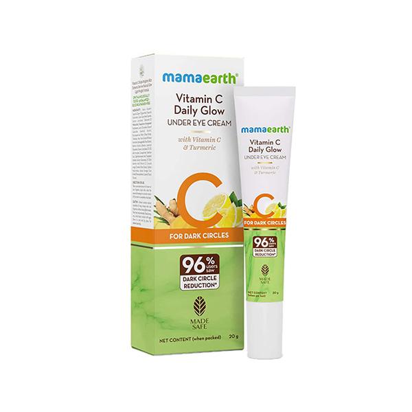 Netmeds | Mamaearth Vitamin C Daily Glow Under Eye Cream with Vitamin C & Turmeric 20 gm