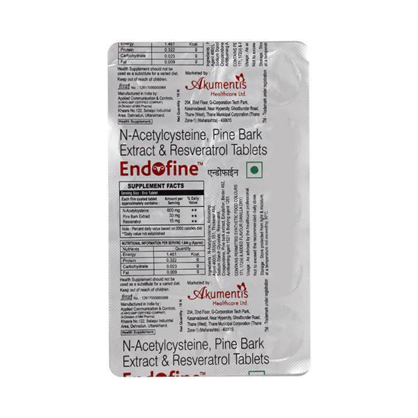 Endofine Tablet 10'S - Supplements-Sup