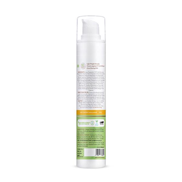 Mamaearth Ubtan Day Cream With Turmeric & Saffron SPF 30 For Skin Brightening 50gm - Day Cream