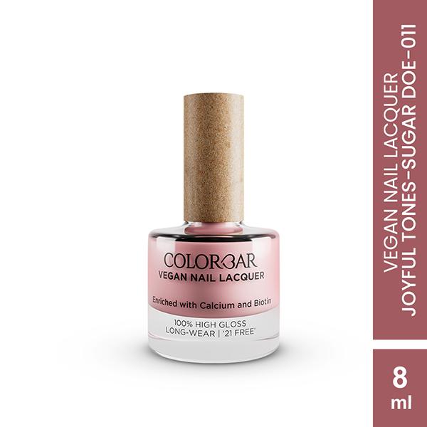 Colorbar Vegan Nail Lacquer Joyful Tone Sugar Doe-11 8 ml