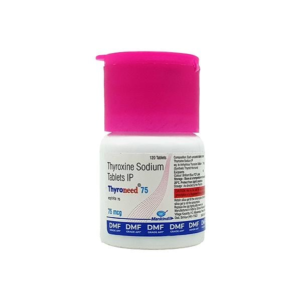 Netmeds | THYRONEED 75 Tablet 120's