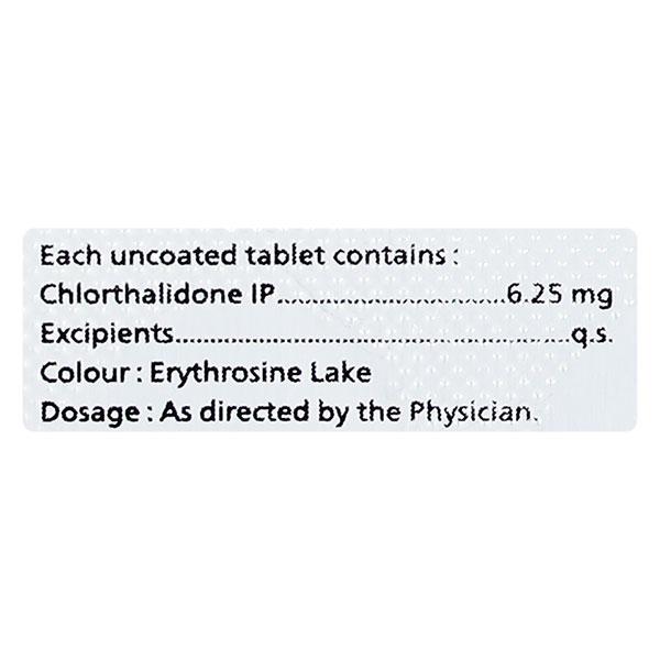 CHLORTAG 6.25 Tablet 10's - Hypertension-Diu