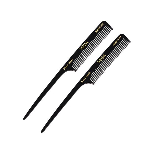 Netmeds | Vega Tail Hair Comb, for Women, Black (VC2HMBC-303) 2's