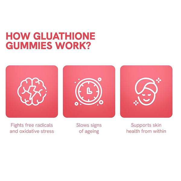 Be Bodywise Glutathione Gummies - 500mg 60's - Multi-Vitamins