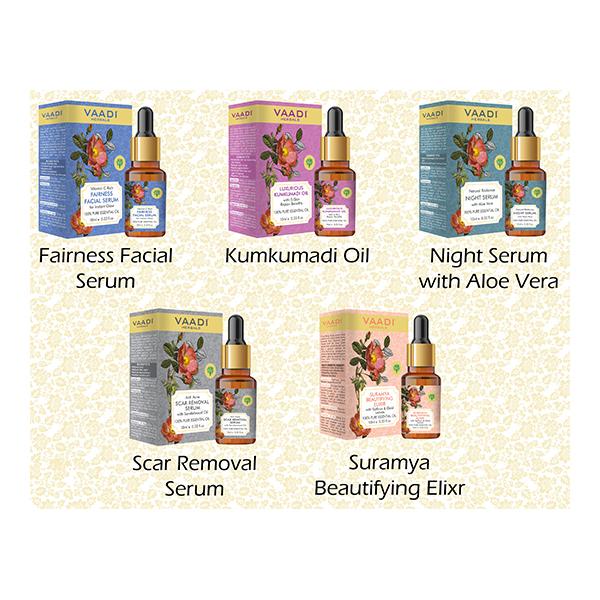 Vaadi Herbals 100% Pure Essential Oil - Anti-Ageing Serum with Pomegranate Oil 10 ml - Essential Oils