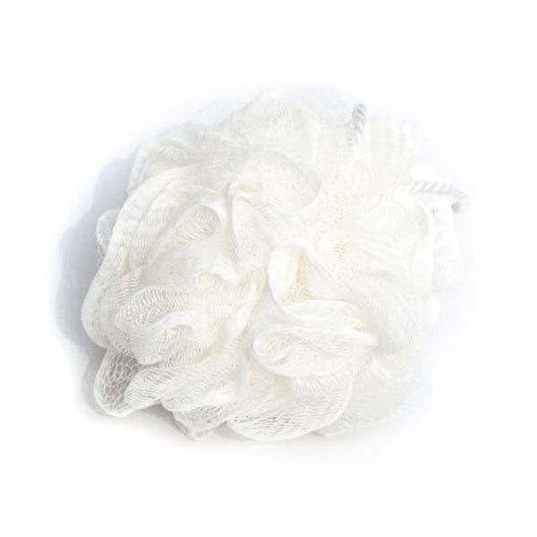 Basicare Bath Sponge with nylon rope-White 1's - Loofahs & Sponges