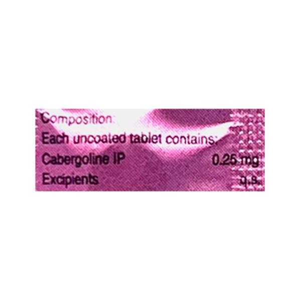 CABERFORD 0.25 Tablet 4's - Parkinsonism-Apd