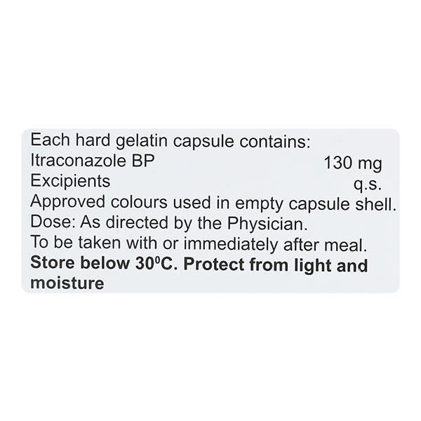 ITASPOR 130 Capsule 10's - Fungal Infections-Anf