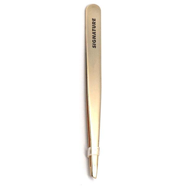 Netmeds | Basicare 5004 SIGNATURE GLODEN TWEEZERS WITH POUCH 1's