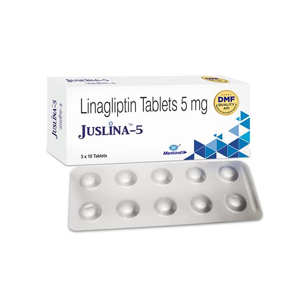 JUSLINA 5 Tablet 10's - Diabetes-Ant