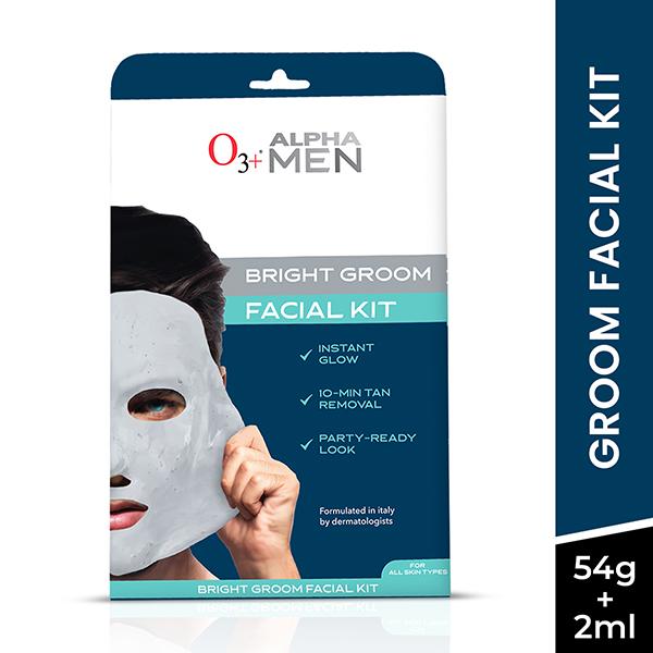 O3+ Alpha Men Bright Groom Facial Kit 1's - Facial Kits