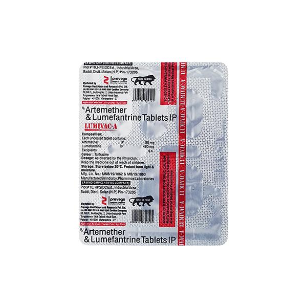 LUMIVAC A Tablet 6's - Malarial