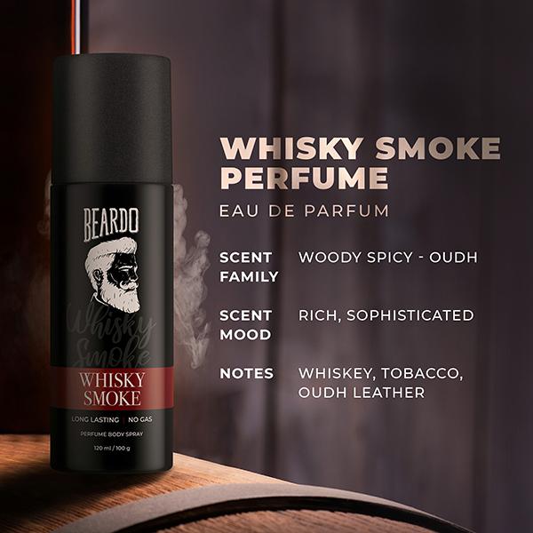 Beardo Godfather 150ml and Whisky Smoke 120ml Perfume Body Spray for Men Combo 1's - Men Deodorants/Roll-Ons