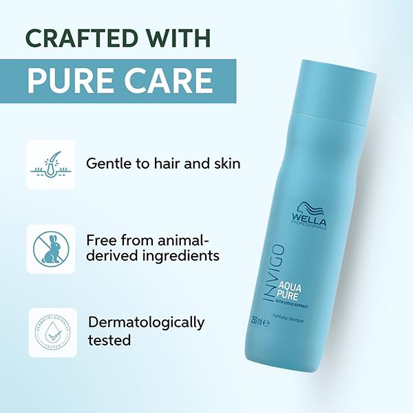 Wella Professionals INVIGO BALANCE AQUA PURE, Purifying Shampoo 250 ml - Shampoos