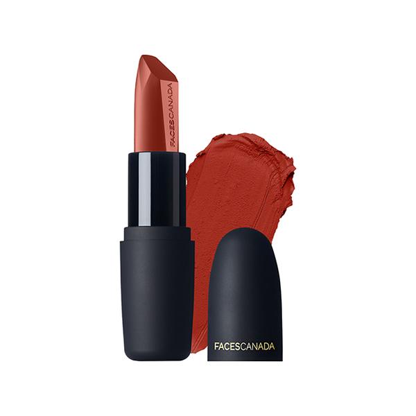 Netmeds | Faces Canada Weightless Matte Lipstick - Blooming Red 22 (Red), 4.5gm