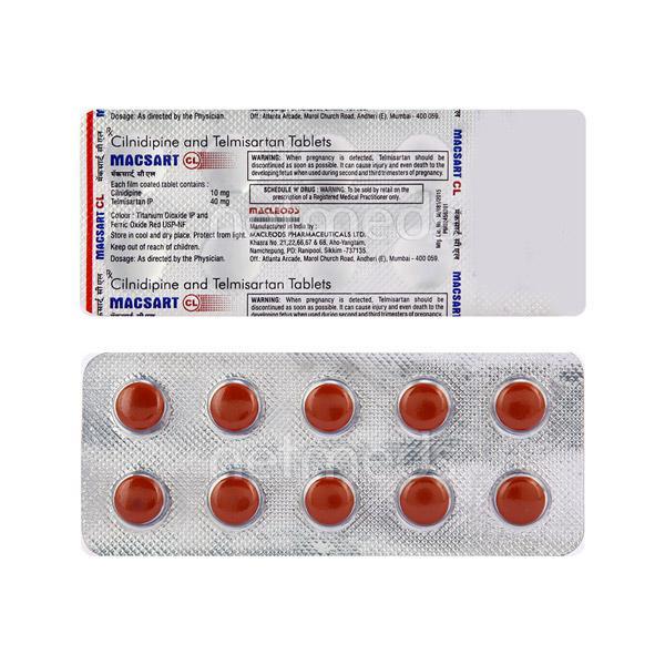 Macsart CL Tablet 10'S - Hypertension-Ang