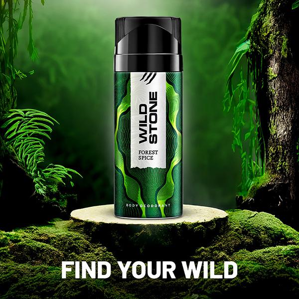 Wild Stone Forest Spice Deodorant 150 ml - Men Deodorants/Roll-Ons