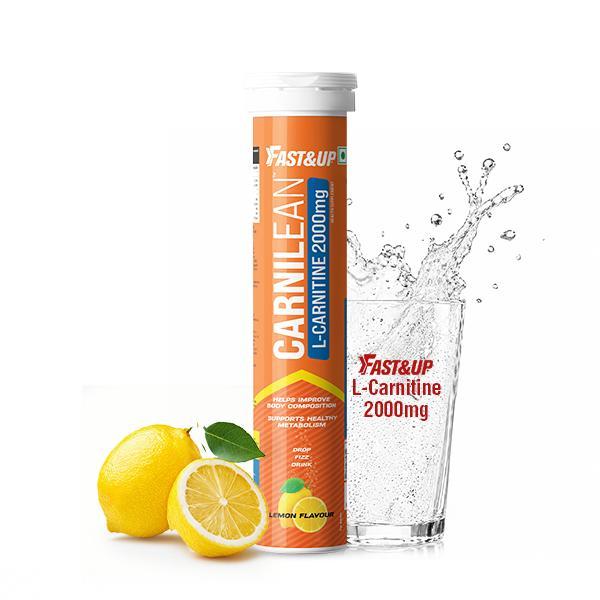 Fast&Up L-Carnitine Tartrate 1000 mg Tablets - Lemon Flavour 20's