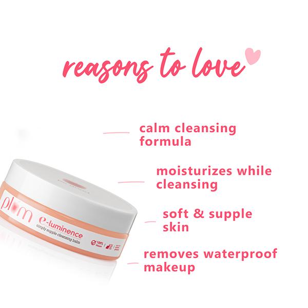 Plum E-Luminence Simply Supple Cleansing Balm 90 gm - Face Wash & Cleansers