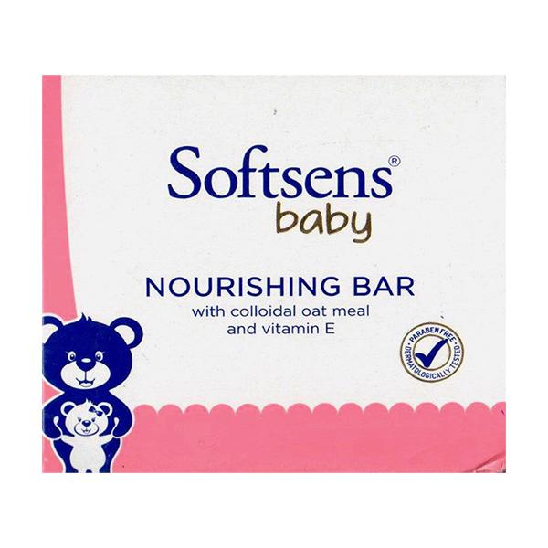 Netmeds | Softsens Baby Nourishing Bar with Colloidal Oat Meal and Vitamin E (Pack Of 3 x 100 g)