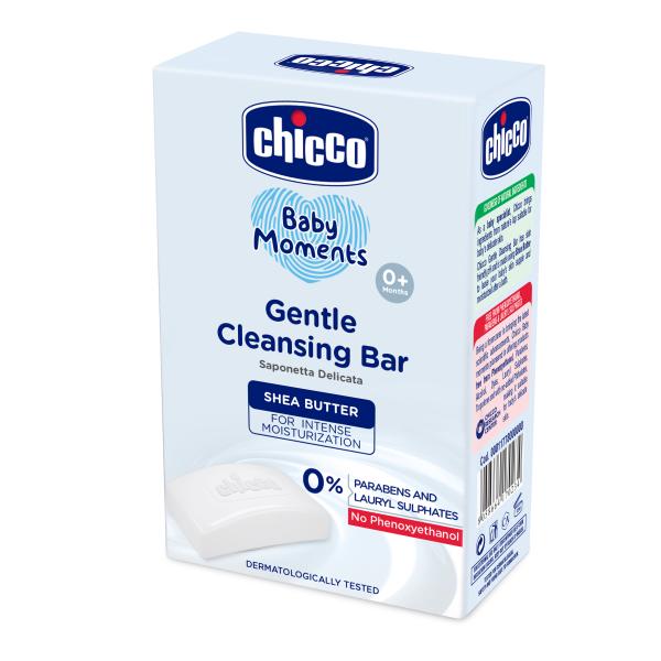Chicco Baby Moments Gentle Cleansing Bar 100 gm - Baby Soap