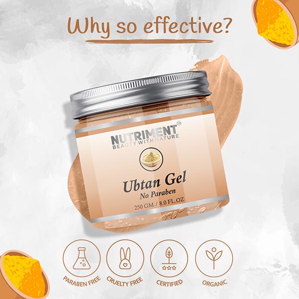 Nutriment Ubtan Gel All Skin Type 250 gm - Face Gels