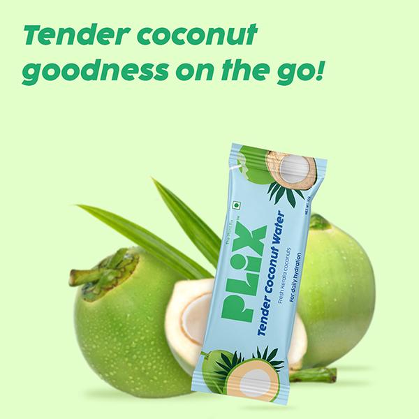 Plix The Plant Fix Tender Coconut Water Premix Powder Sachets 15's - Energy Drinks